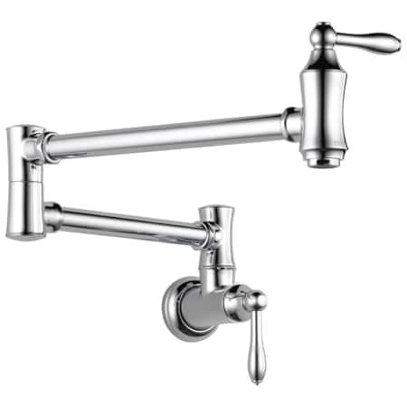 Delta Kitchen Sink Single hole wall mount installation Hole, Chrome Finish 1177LF